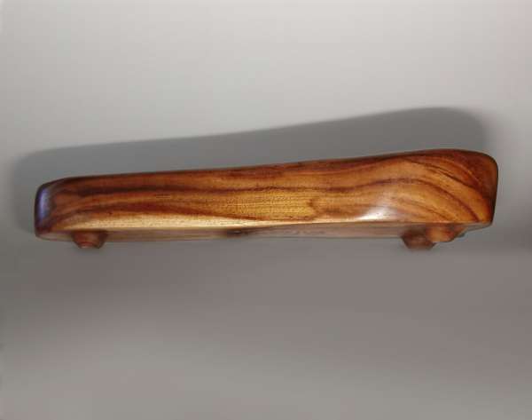 Hand-carved modern elongated dish
