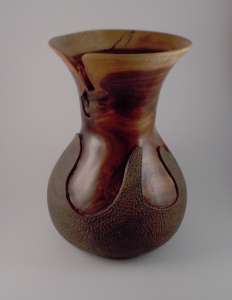 Texture Wrap Wood Vase