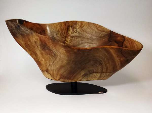 wavy wood hollow form