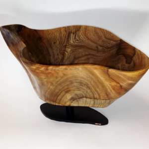 wavy wood hollow form