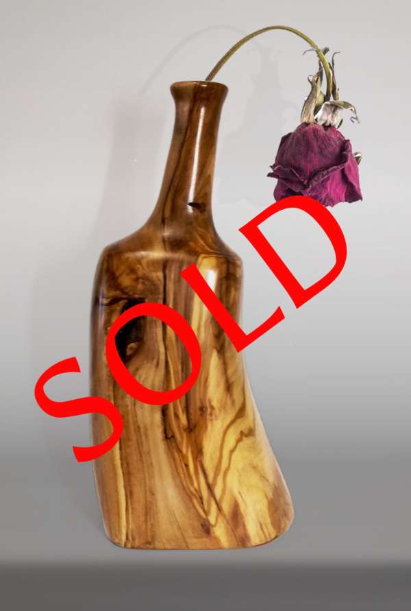 sold olive wood weed pot